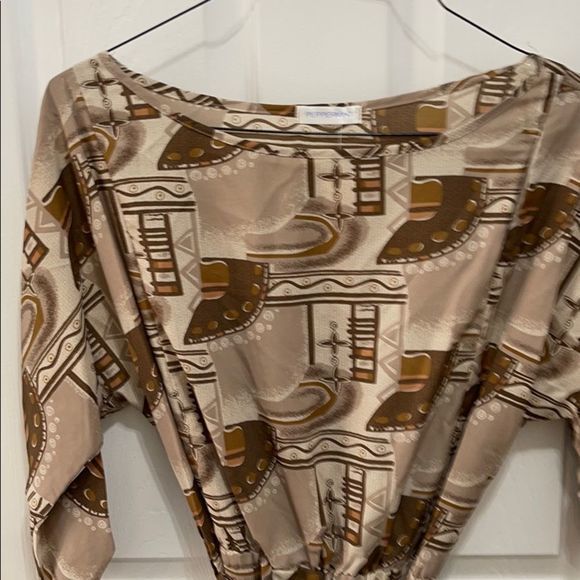 𝅺PEPPERMINT dress brown mini NWTS - Picture 3 of 9